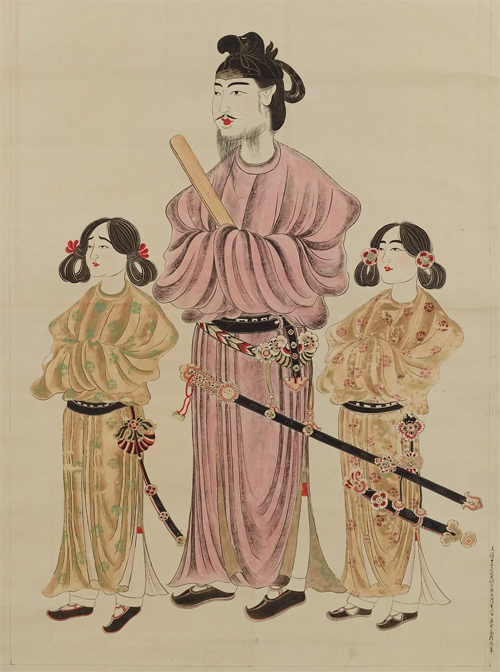 Prince Shotoku With Two Princes